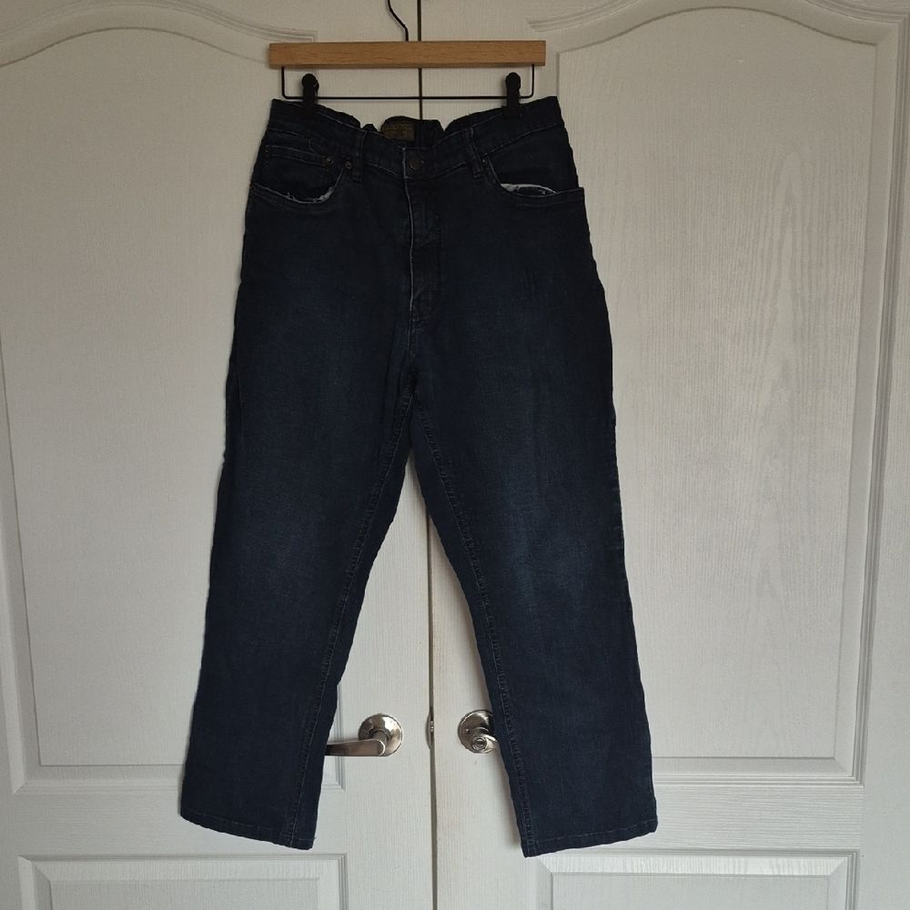 Men's Relaxed Fit Jeans in Deep Blue